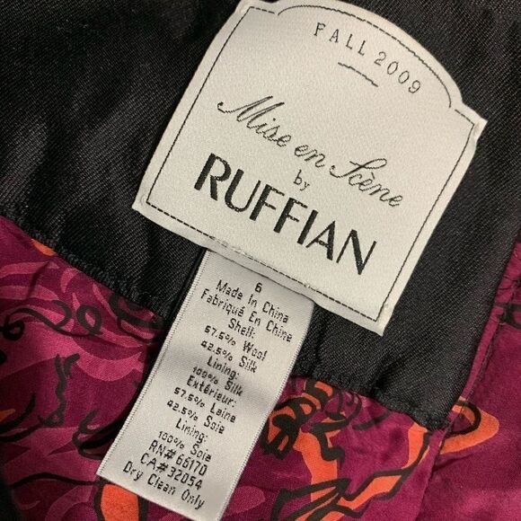 Mise en Scene Ruffian Anthropologie silk skirt - Picture 4 of 6